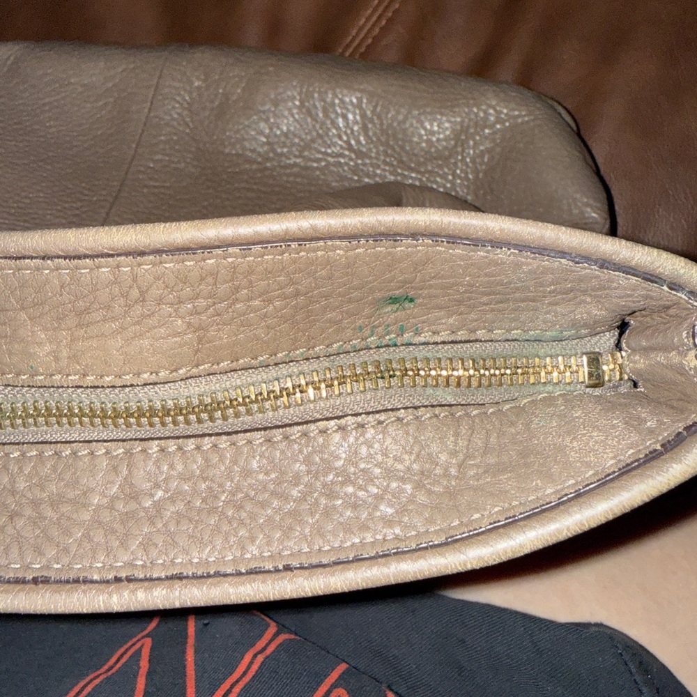 Coach Pebbled Leather Hobo in Taupe - Picture 6 of 7